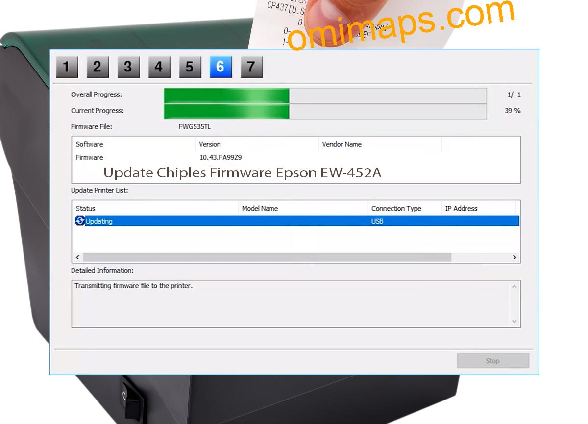 Update Chipless Firmware Epson EW-452A 9