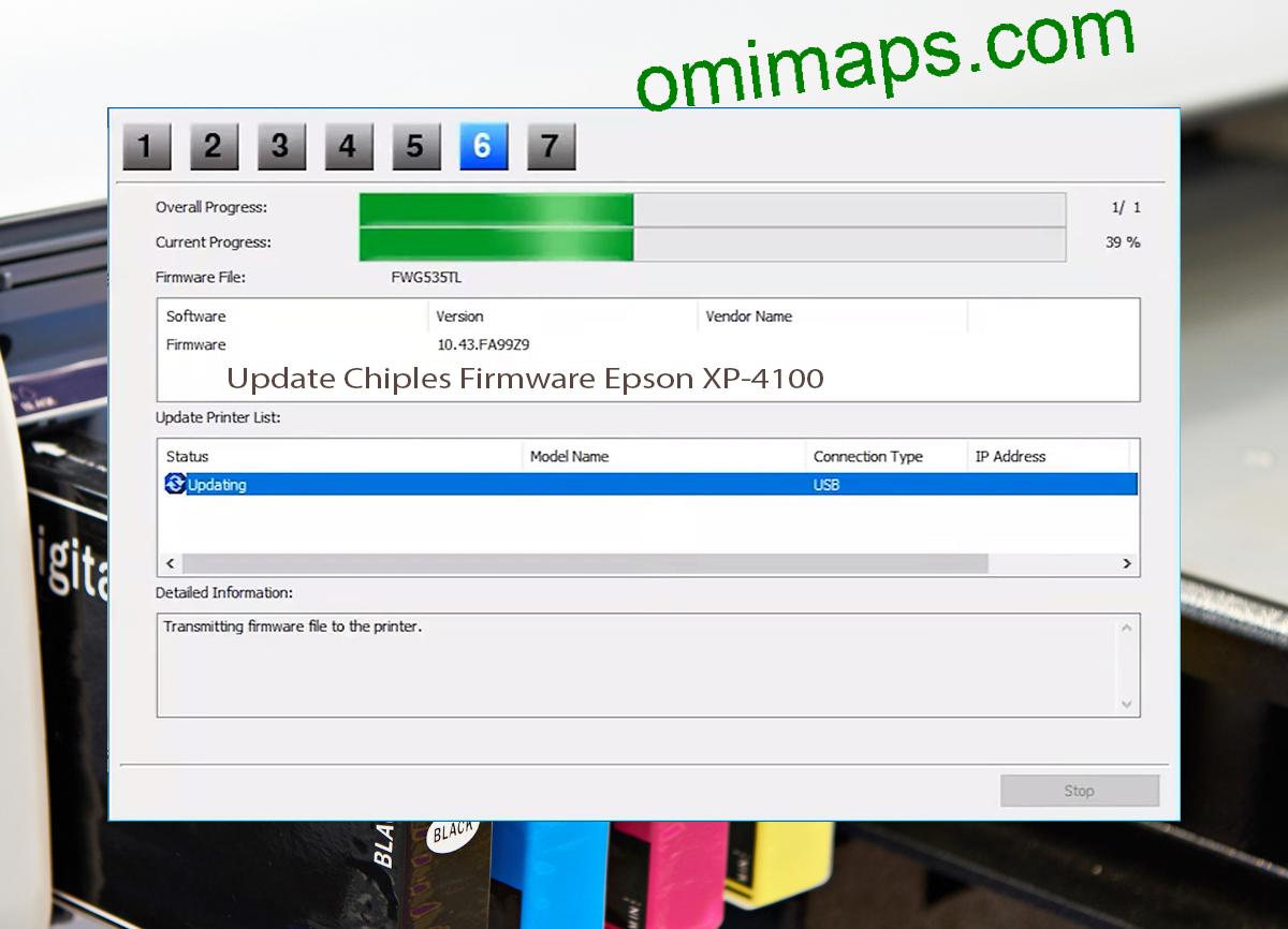 Update Chipless Firmware Epson XP-4100 9