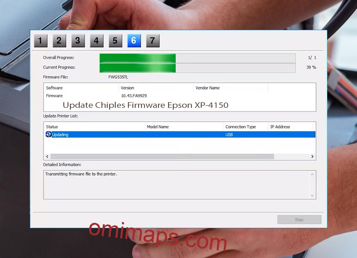 Update Chipless Firmware Epson XP-4150 9