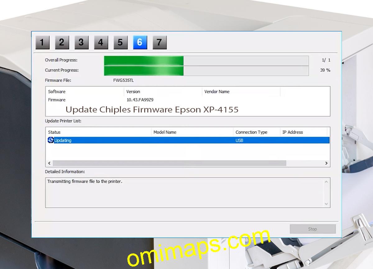 Update Chipless Firmware Epson XP-4155 9