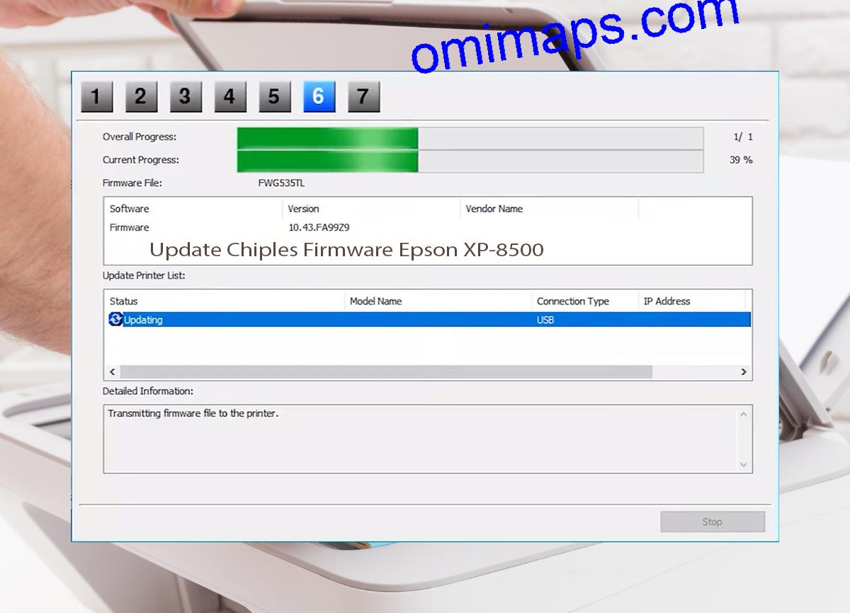 Update Chipless Firmware Epson XP-8500 9