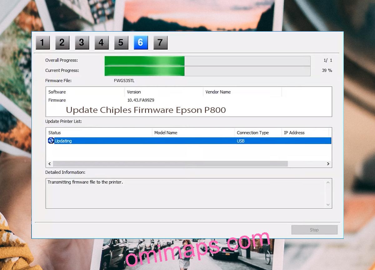 Update Chipless Firmware Epson P800 9