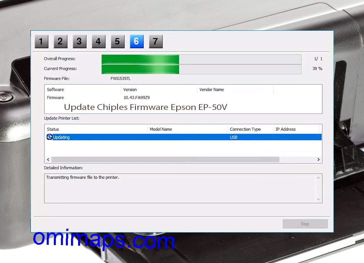 Update Chipless Firmware Epson EP-50V 9