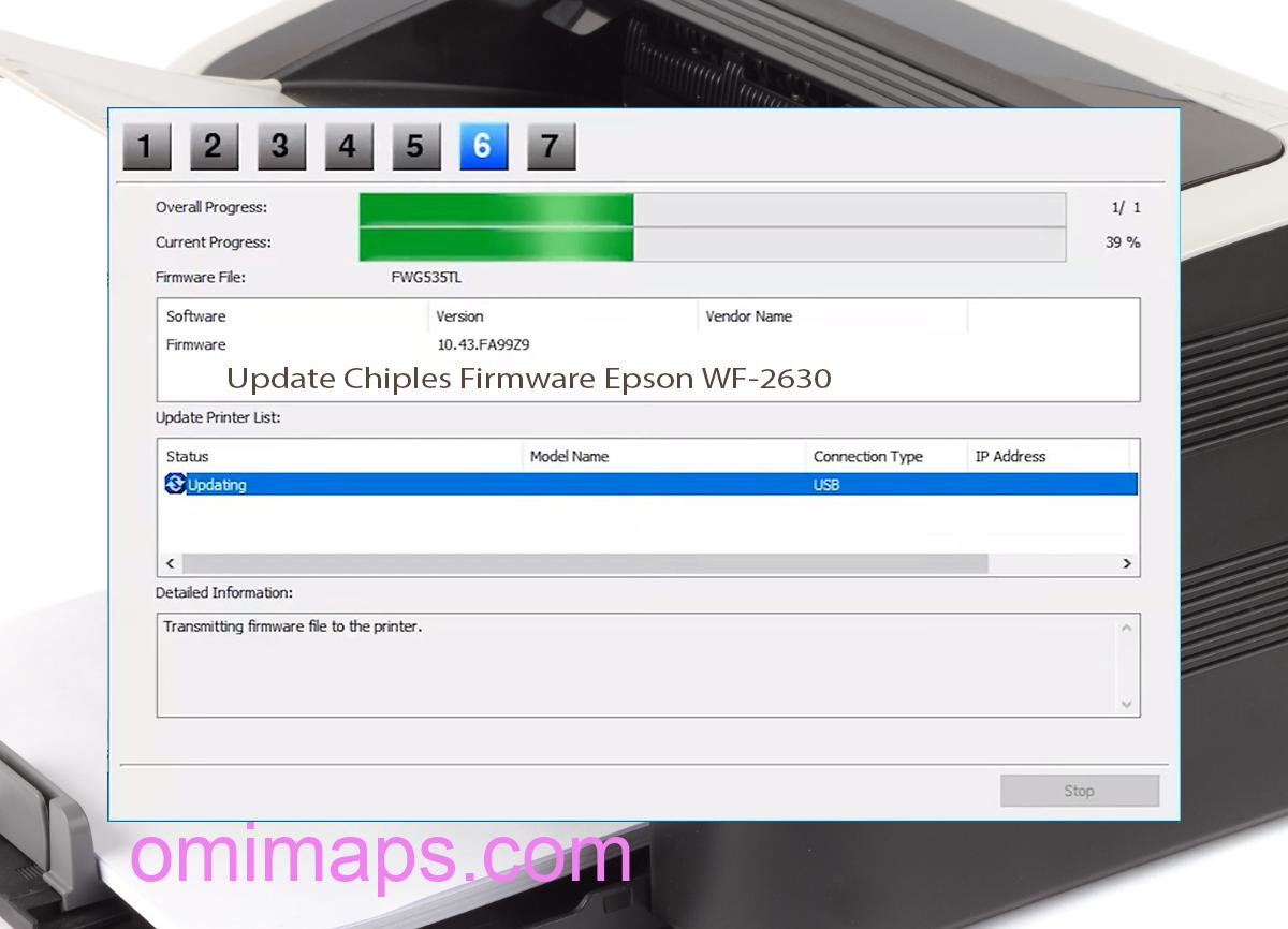 Update Chipless Firmware Epson WF-2630 9