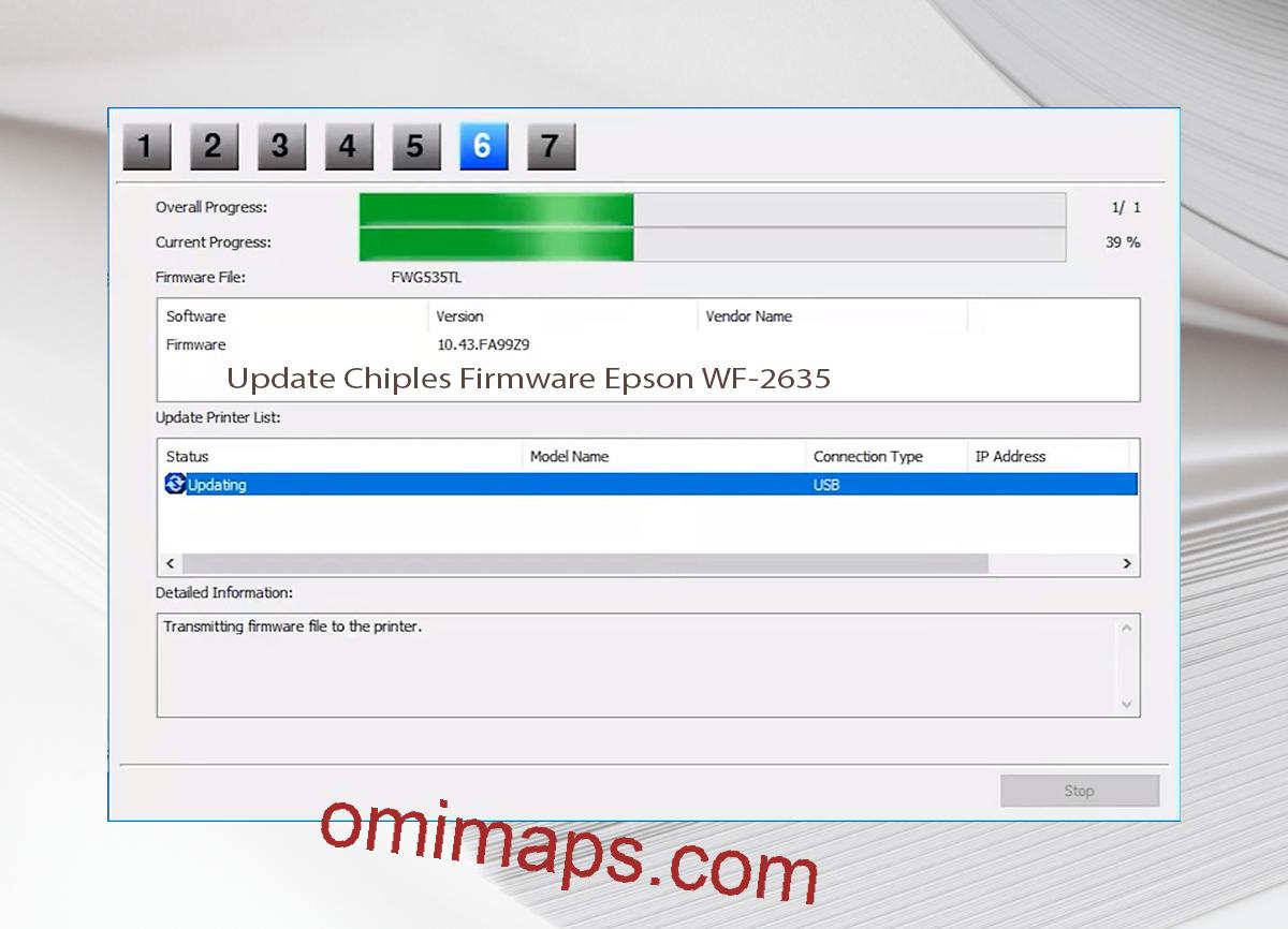 Update Chipless Firmware Epson WF-2635 9