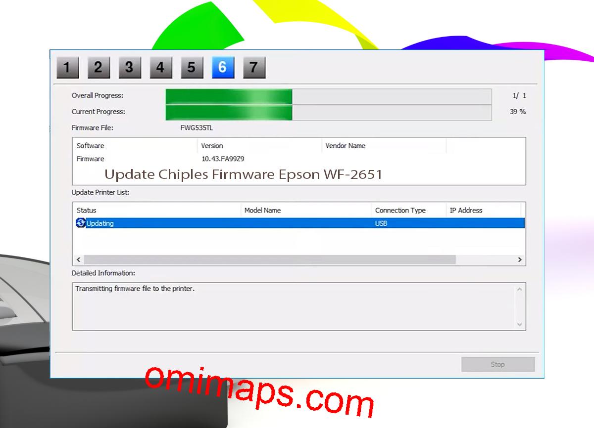 Update Chipless Firmware Epson WF-2651 9