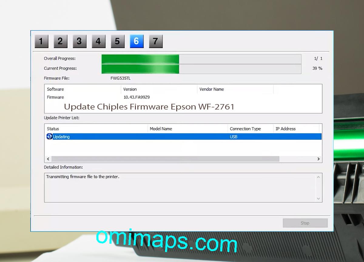 Update Chipless Firmware Epson WF-2761 9