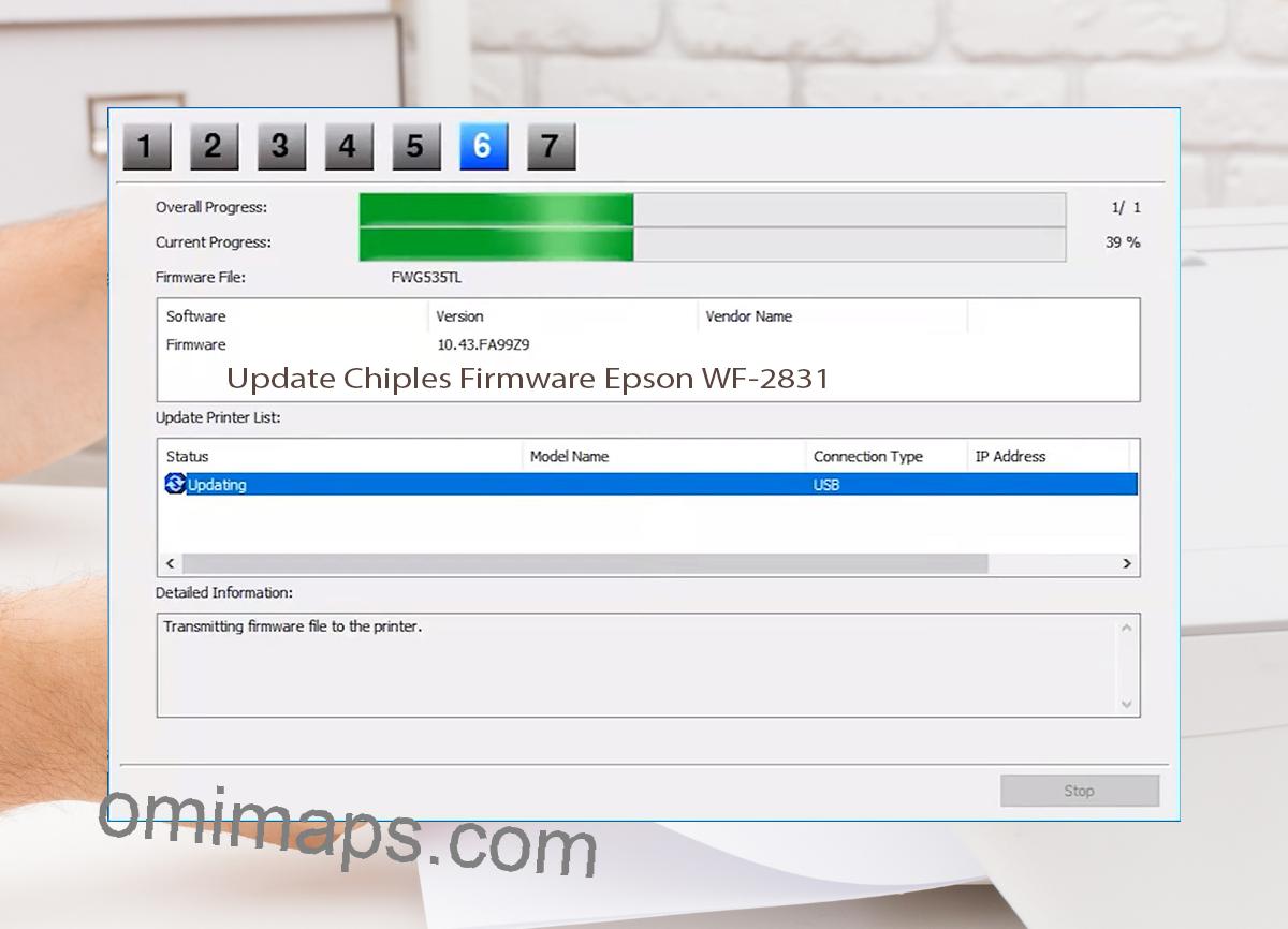 Update Chipless Firmware Epson WF-2831 9