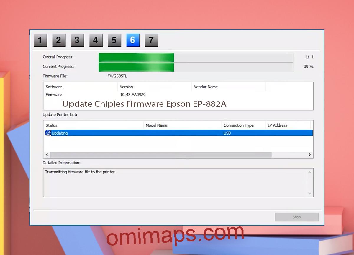 Update Chipless Firmware Epson EP-882A 9