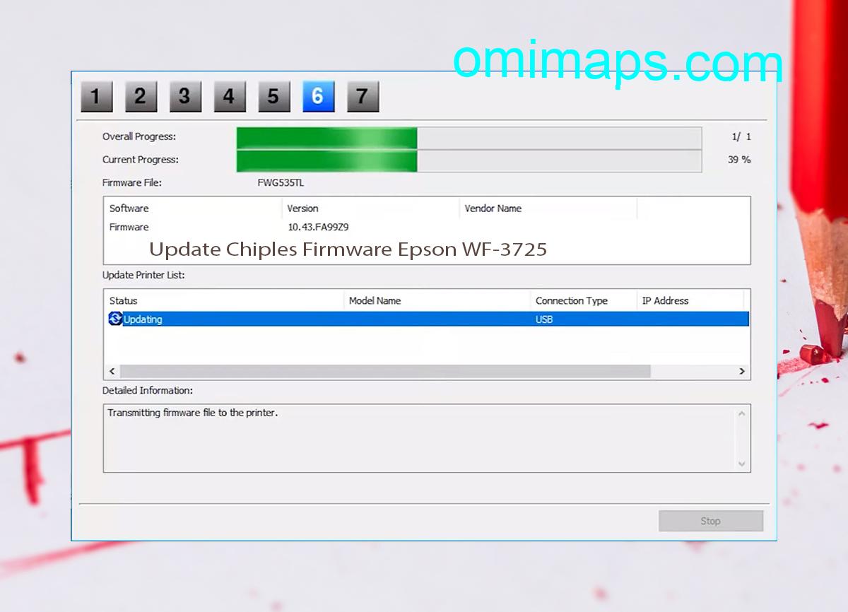 Update Chipless Firmware Epson WF-3725 9
