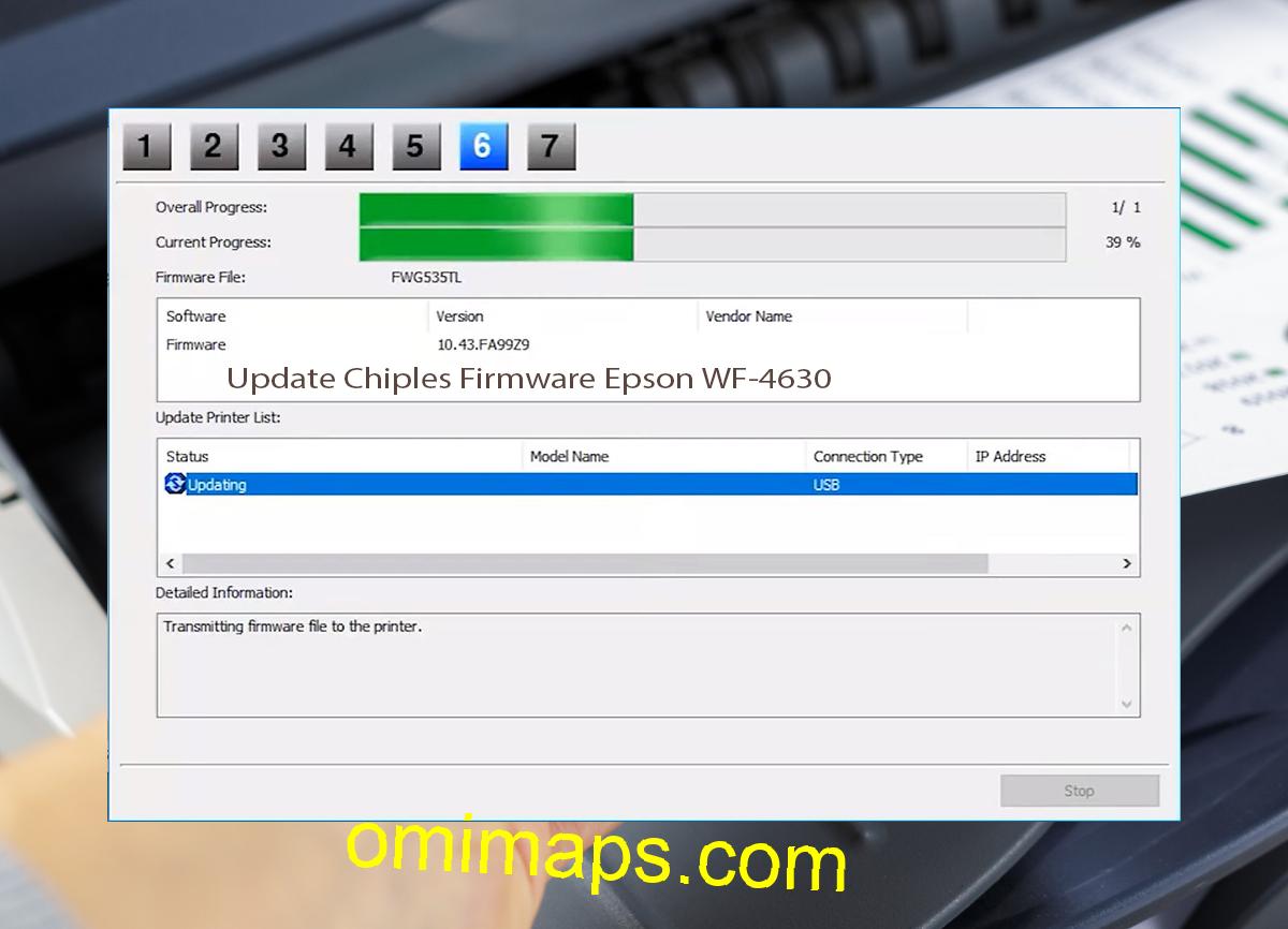 Update Chipless Firmware Epson WF-4630 9