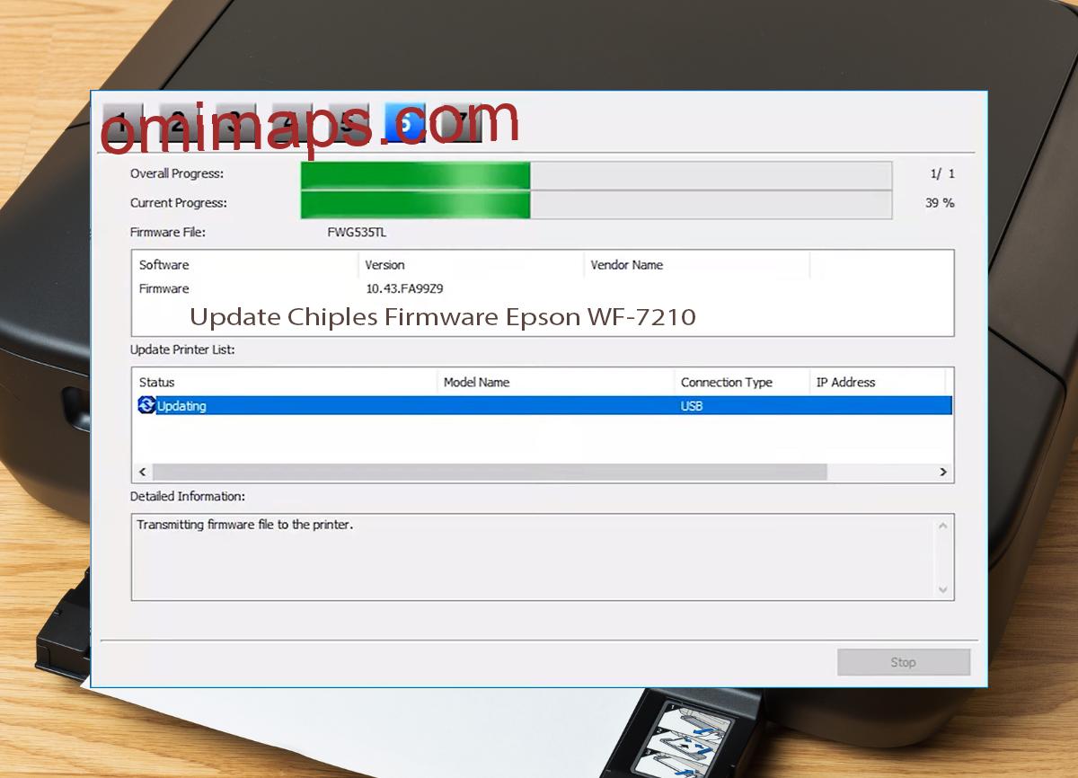 Update Chipless Firmware Epson WF-7210 9