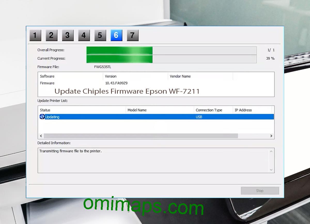 Update Chipless Firmware Epson WF-7211 9