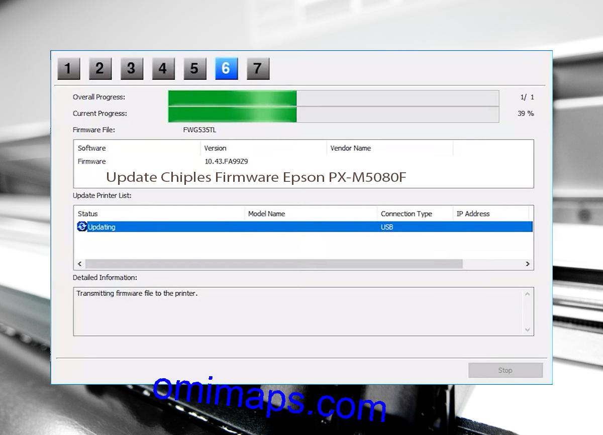 Update Chipless Firmware Epson PX-M5080F 9