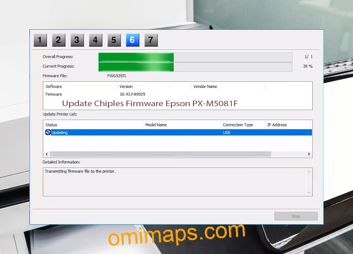 Update Chipless Firmware Epson PX-M5081F 9