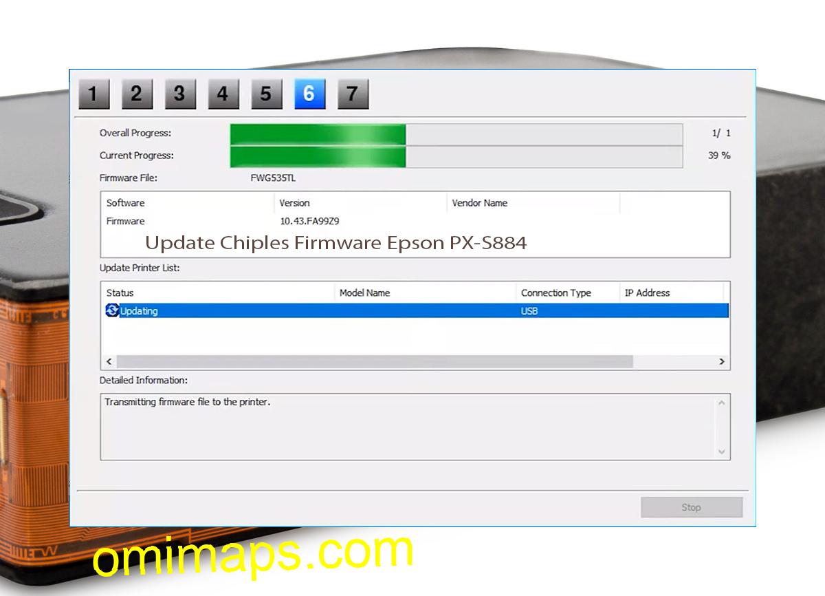 Update Chipless Firmware Epson PX-S884 9