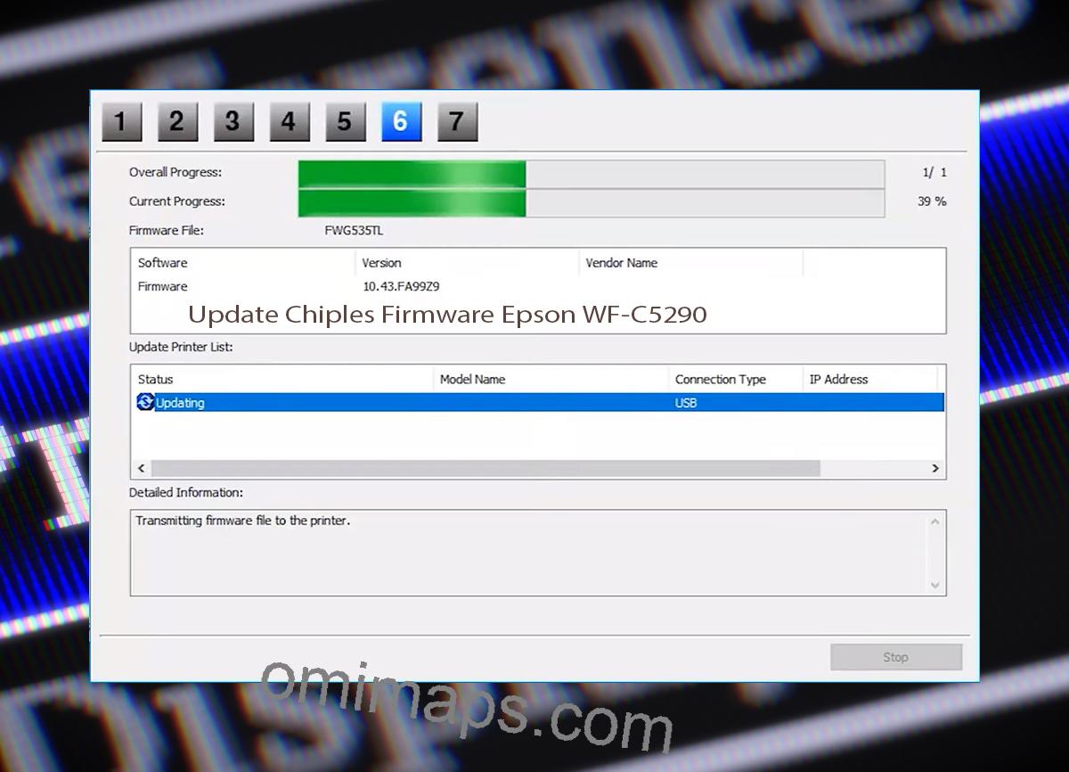 Update Chipless Firmware Epson WF-C5290 9