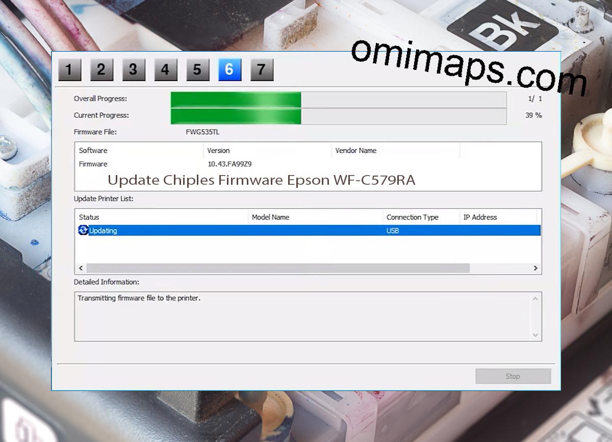 Update Chipless Firmware Epson WF-C579RA 9