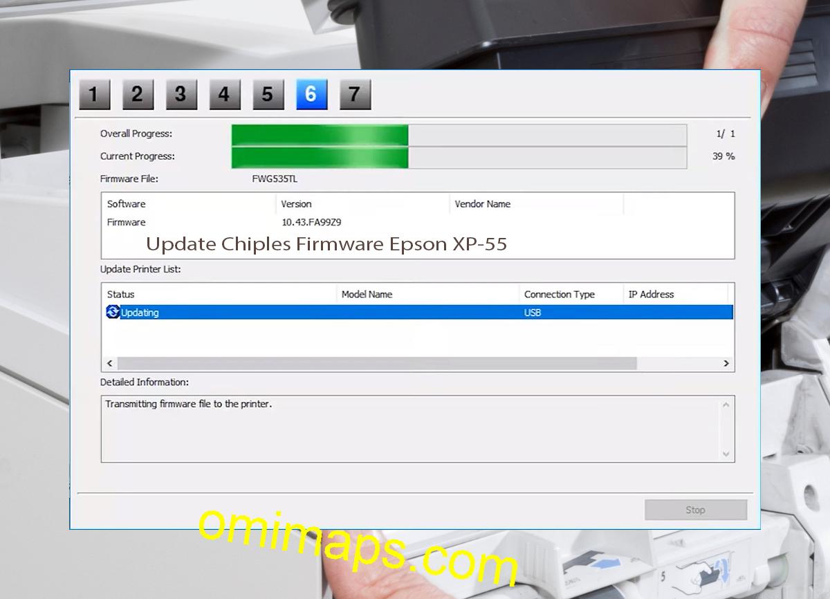 Update Chipless Firmware Epson XP-55 9