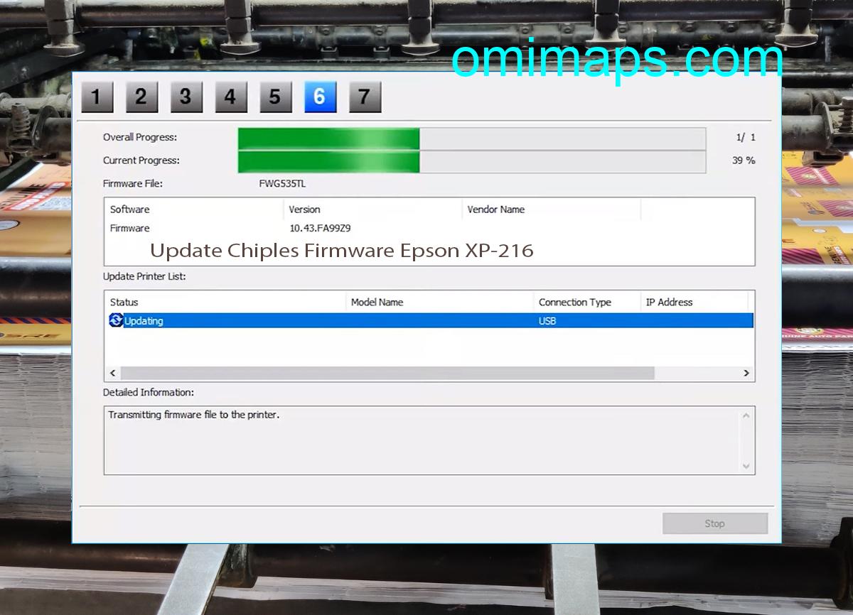 Update Chipless Firmware Epson XP-216 9