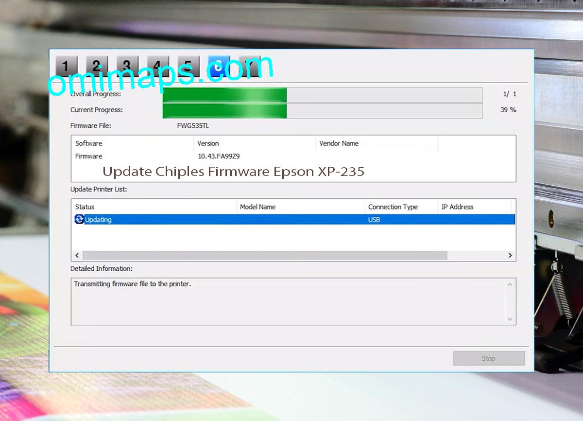 Update Chipless Firmware Epson XP-235 9