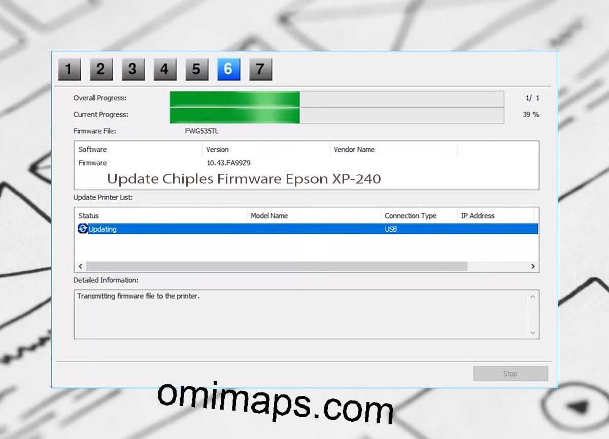 Update Chipless Firmware Epson XP-240 9
