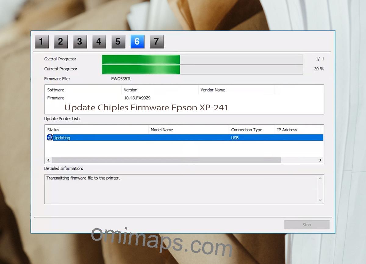 Update Chipless Firmware Epson XP-241 9