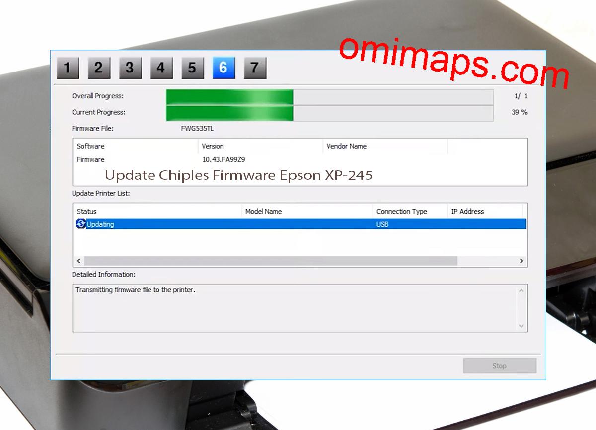 Update Chipless Firmware Epson XP-245 9