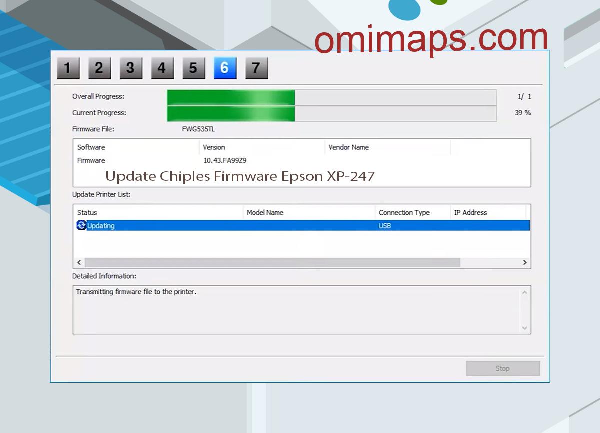 Update Chipless Firmware Epson XP-247 9