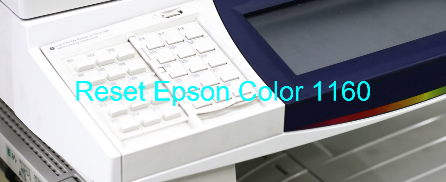 reset Epson Color 1160