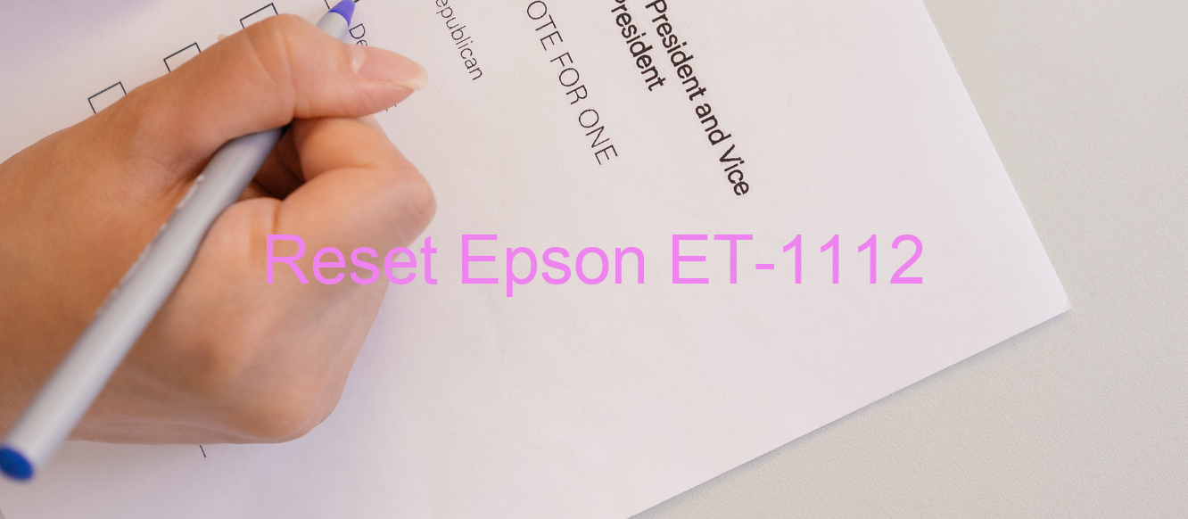 reset Epson ET-1112