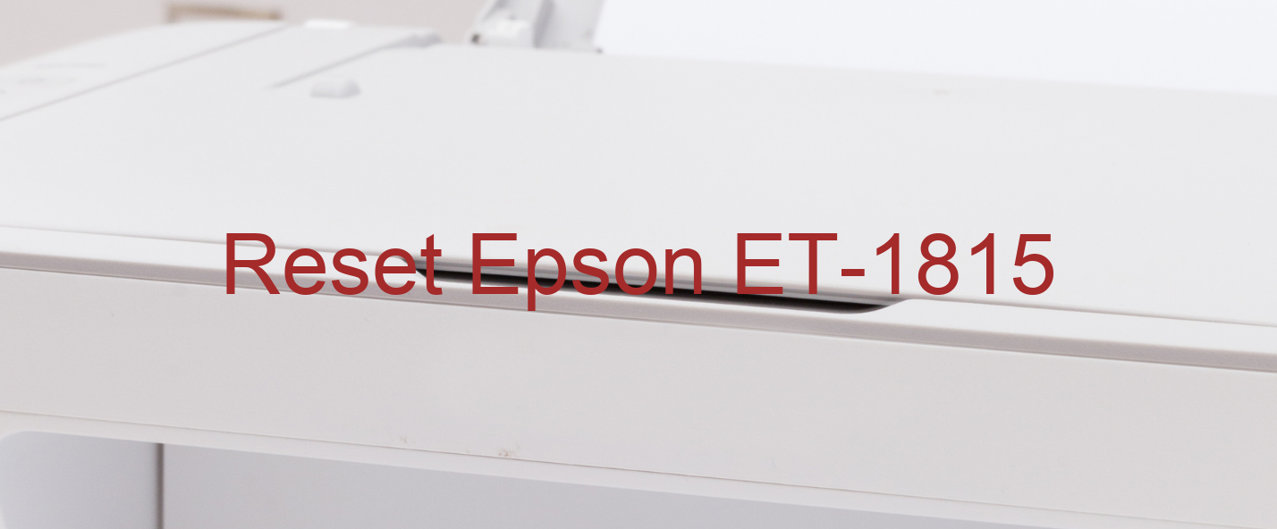 reset Epson ET-1815