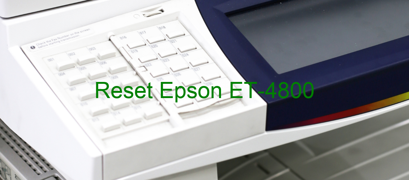 reset Epson ET-4800