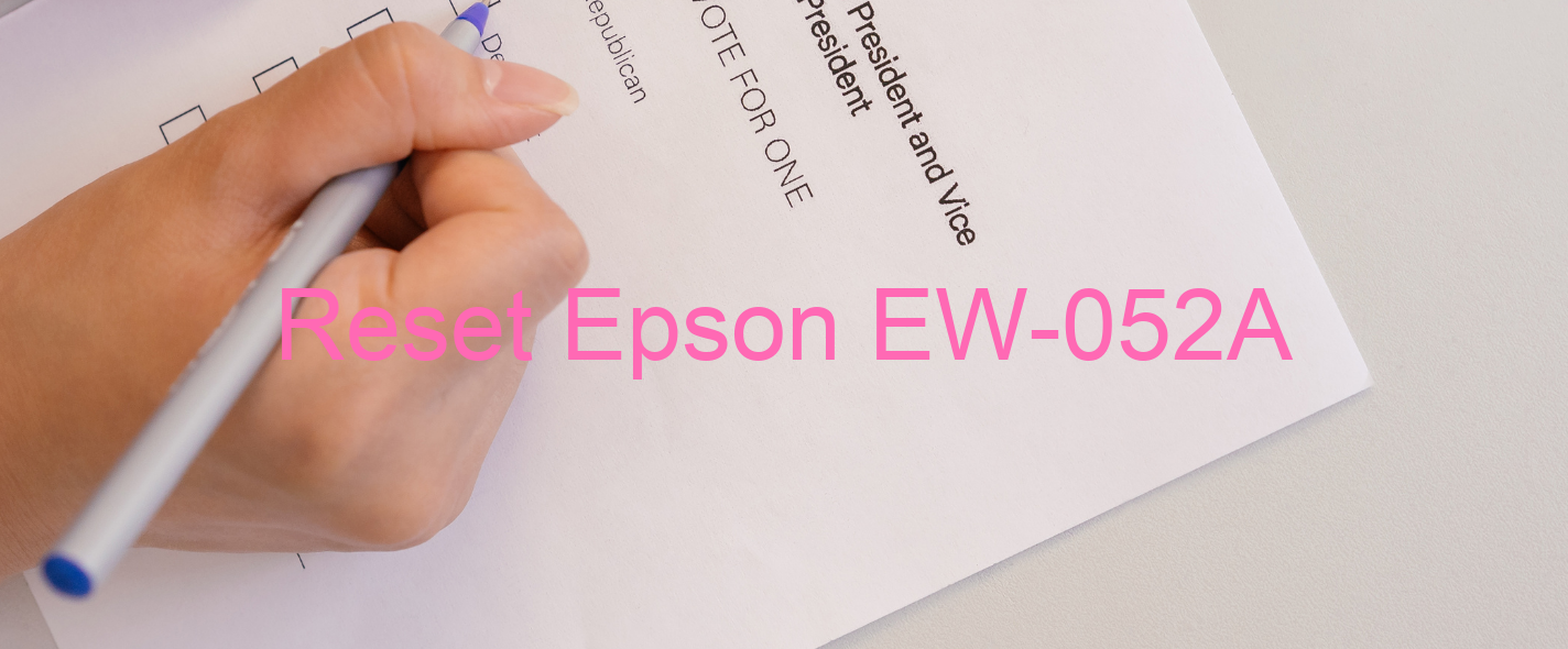 reset Epson EW-052A
