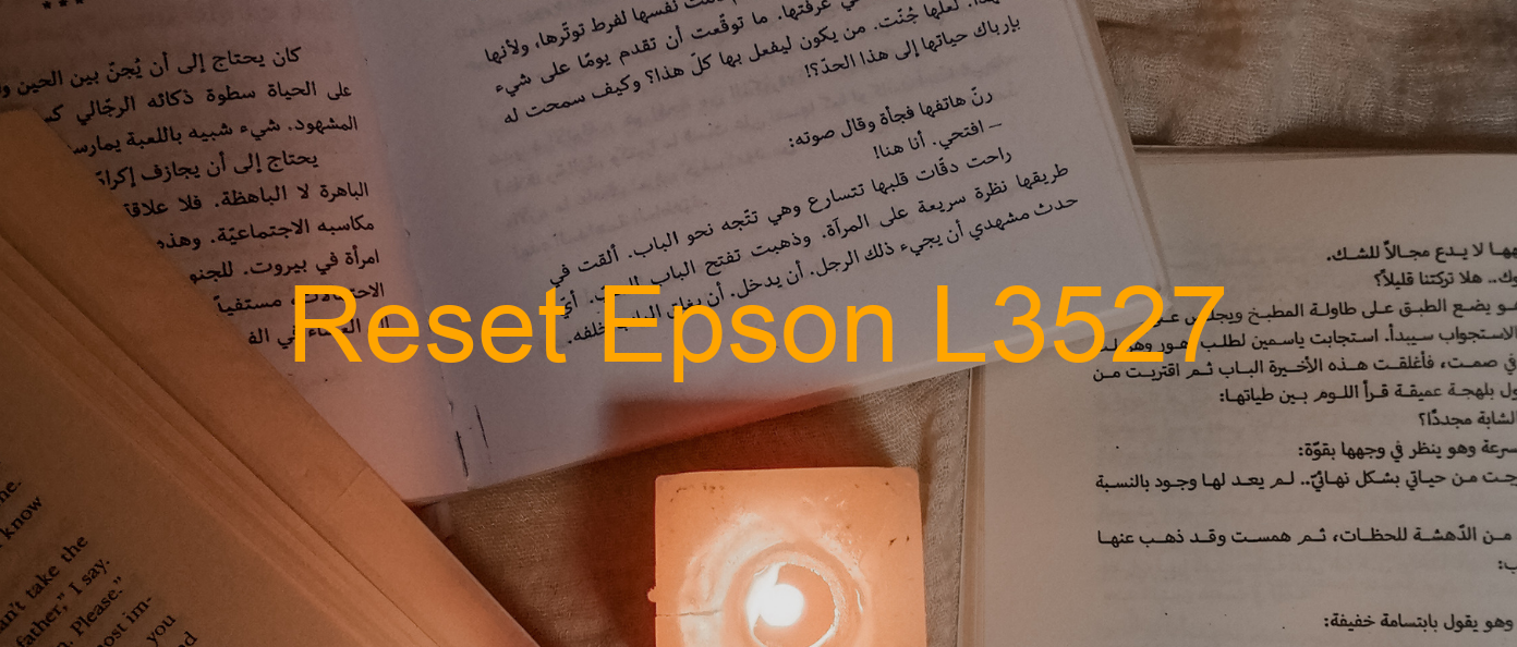 reset Epson L3527