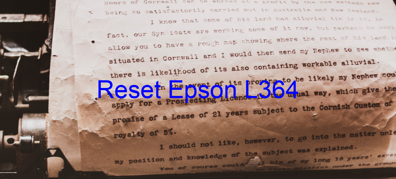 reset Epson L364