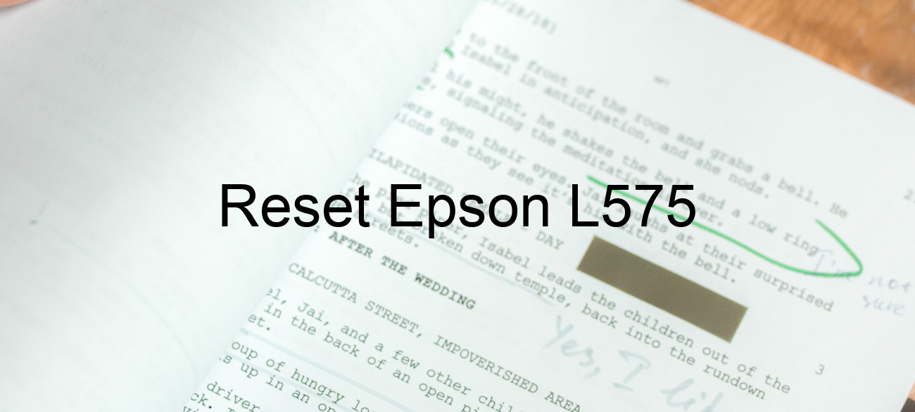 reset Epson L575