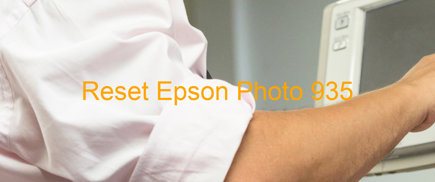 reset Epson Photo 935
