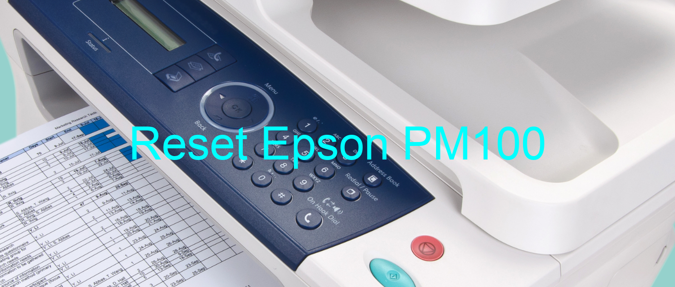 reset Epson PM100