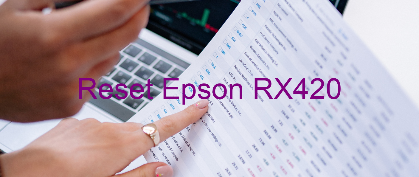 reset Epson RX420