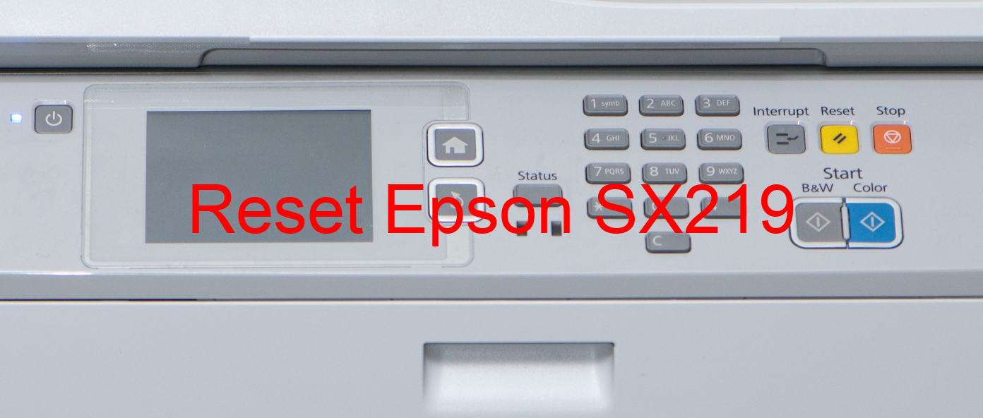 reset Epson SX219