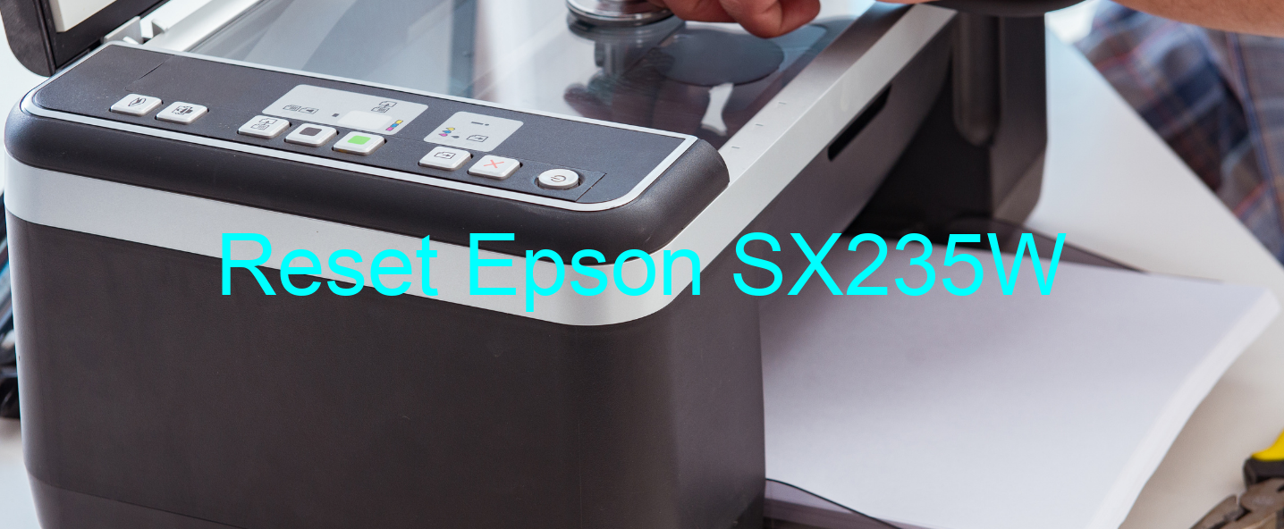 reset Epson SX235W