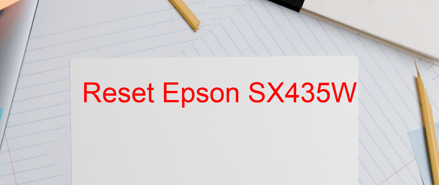 reset Epson SX435W
