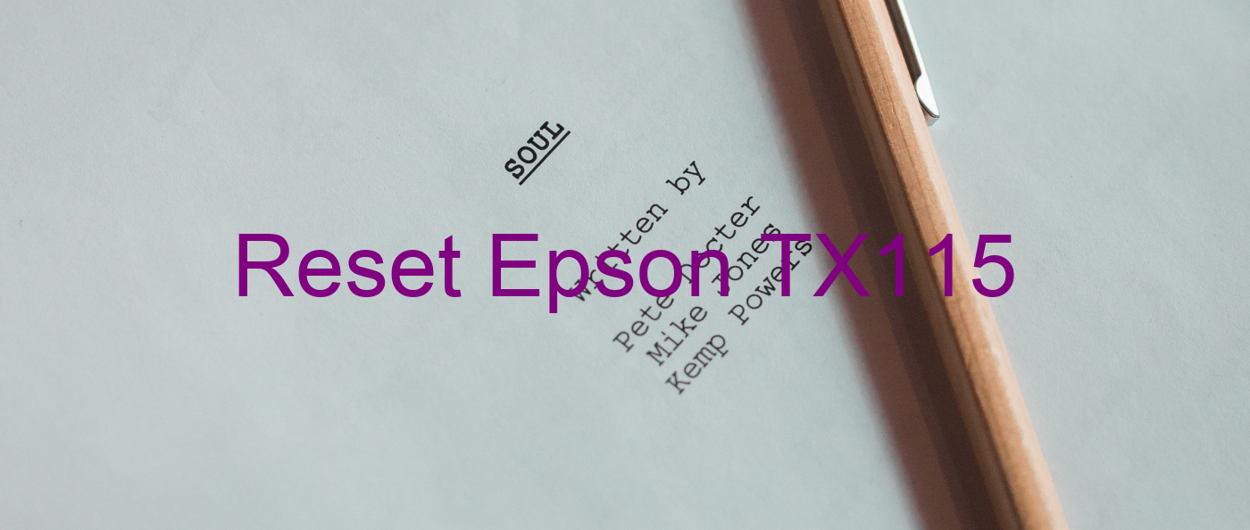 reset Epson TX115