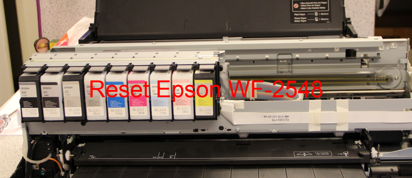 reset Epson WF-2548