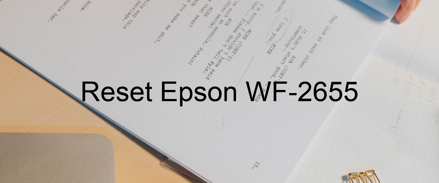 reset Epson WF-2655