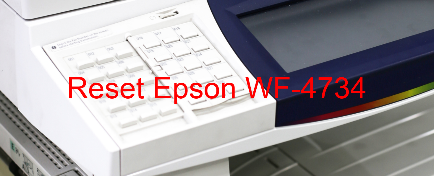 reset Epson WF-4734