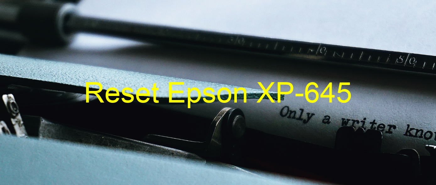 reset Epson XP-645