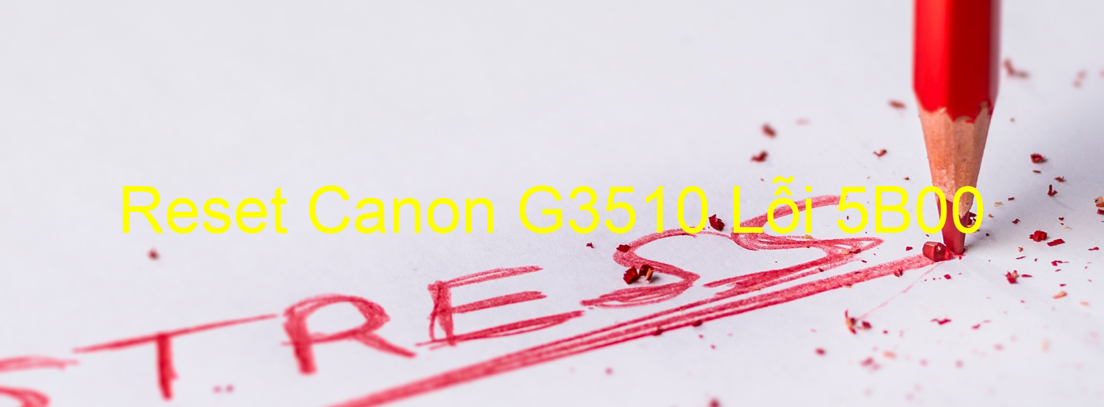 Reset Canon G3510 Lỗi 5B00