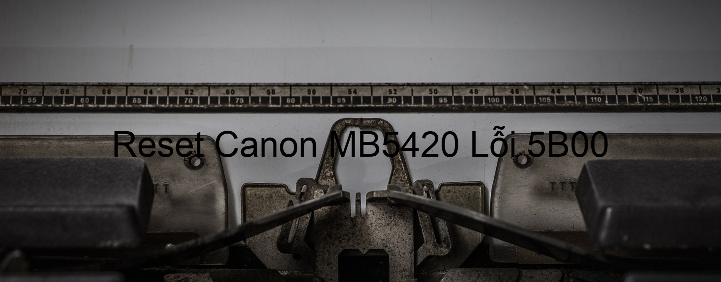 Reset Canon MB5420 Lỗi 5B00